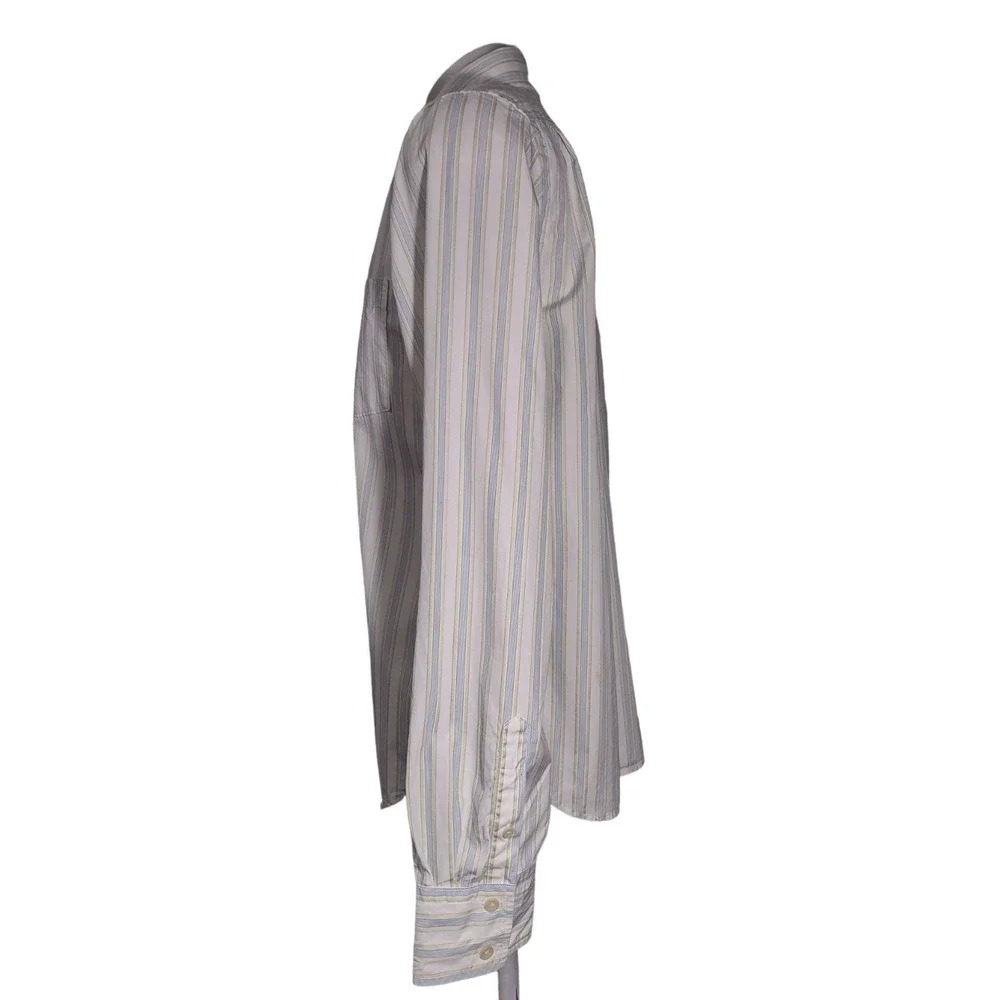 Abercrombie & Fitch Dress Shirt Mens XLarge Muscle Striped Button Up Long Sleeve